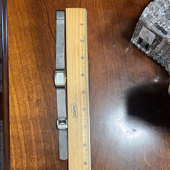 Skagen Silver and Gold Women's Mesh Watch - Picture 2 of 3